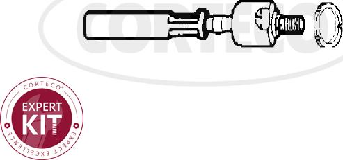 Corteco 49396801 - Aksiālais šarnīrs, Stūres šķērsstiepnis www.autospares.lv