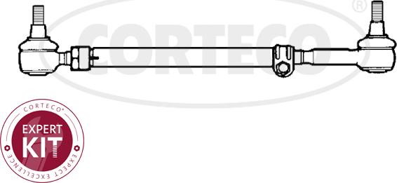 Corteco 49396212 - Stūres šķērsstiepnis www.autospares.lv