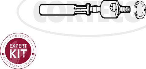 Corteco 49396750 - Aksiālais šarnīrs, Stūres šķērsstiepnis autospares.lv