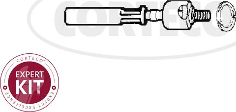 Corteco 49396751 - Aksiālais šarnīrs, Stūres šķērsstiepnis autospares.lv