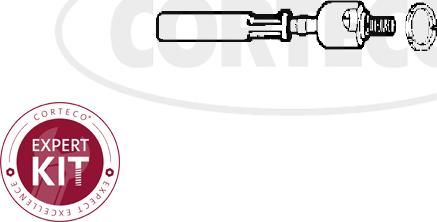 Corteco 49396752 - Aksiālais šarnīrs, Stūres šķērsstiepnis autospares.lv