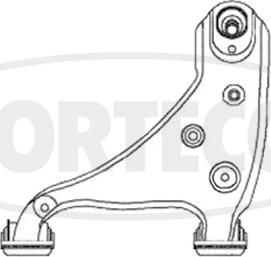 Corteco 49397454 - Neatkarīgās balstiekārtas svira, Riteņa piekare autospares.lv