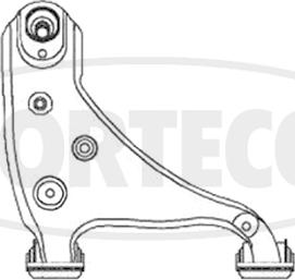 Corteco 49397453 - Neatkarīgās balstiekārtas svira, Riteņa piekare www.autospares.lv