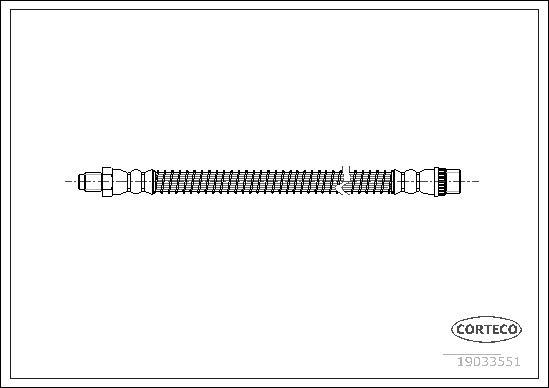 Corteco 19033551 - Bremžu šļūtene www.autospares.lv