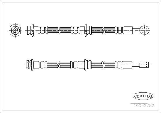 Corteco 19032782 - Bremžu šļūtene www.autospares.lv