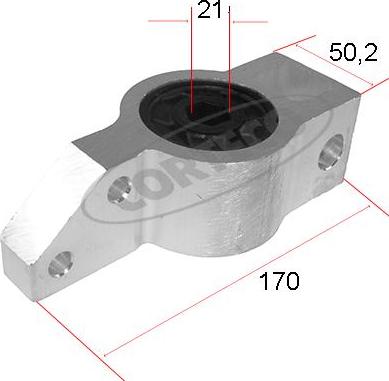 Corteco 80005075 - Piekare, Šķērssvira www.autospares.lv