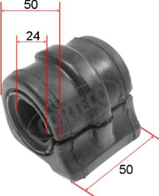 Corteco 80000104 - Bukse, Stabilizators autospares.lv