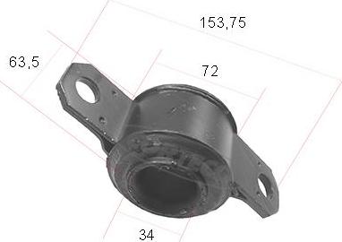 Corteco 80001549 - Сайлентблок, рычаг подвески колеса www.autospares.lv