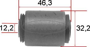 Corteco 21652451 - Сайлентблок, рычаг подвески колеса www.autospares.lv