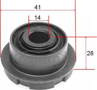 Corteco 21652777 - Bush of Control / Trailing Arm www.autospares.lv