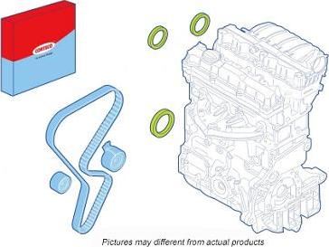 Corteco 289066 - Vārpstas blīvgredzenu komplekts, Motors autospares.lv