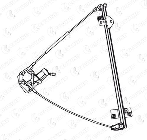 Covind XF0/164 - Stikla pacelšanas mehānisms www.autospares.lv