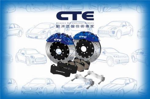 CTE CBK31001-1 - Augstas veiktspējas bremžu komplekts www.autospares.lv