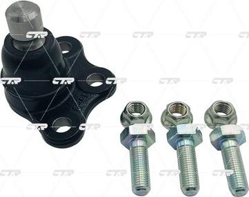 CTR CB0503 - Шаровая опора, несущий / направляющий шарнир www.autospares.lv