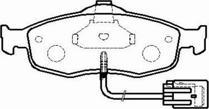 CTR CKF-36 - Bremžu uzliku kompl., Disku bremzes www.autospares.lv