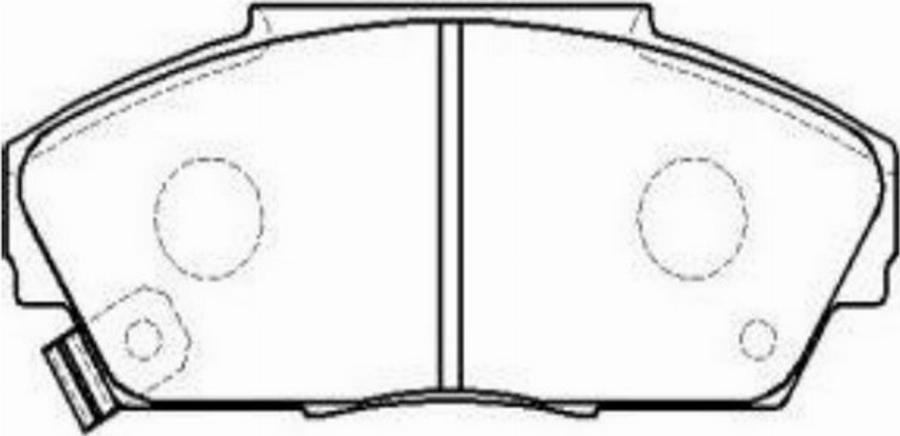 CTR CKHO-44 - Brake Pad Set, disc brake www.autospares.lv