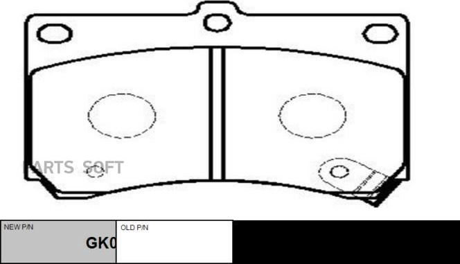 CTR CKMZ-2 - Bremžu uzliku kompl., Disku bremzes www.autospares.lv