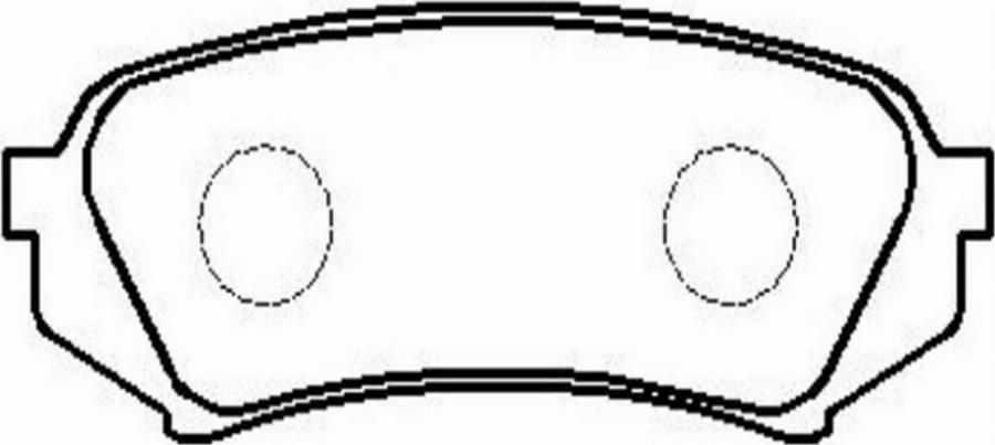 CTR CKT-55 - Brake Pad Set, disc brake www.autospares.lv