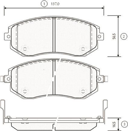 CTR GK0991 - Bremžu uzliku kompl., Disku bremzes www.autospares.lv