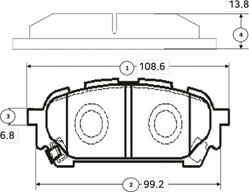 CTR GK0992 - Bremžu uzliku kompl., Disku bremzes www.autospares.lv