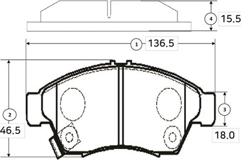 CTR GK0943 - Bremžu uzliku kompl., Disku bremzes www.autospares.lv