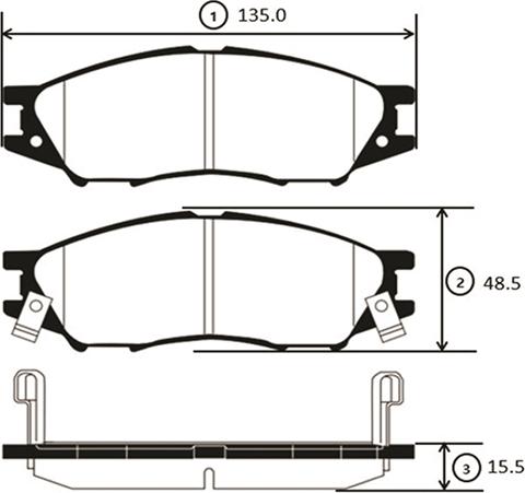 CTR GK0978 - Тормозные колодки, дисковые, комплект www.autospares.lv