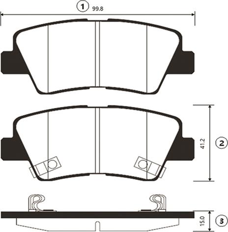 CTR GK0499 - Bremžu uzliku kompl., Disku bremzes autospares.lv