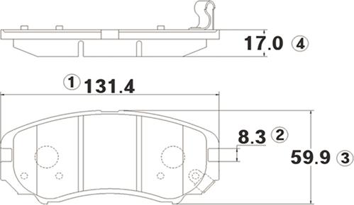 CTR GK0491 - Bremžu uzliku kompl., Disku bremzes www.autospares.lv