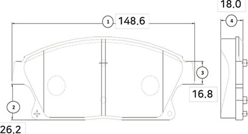 CTR GK0454 - Bremžu uzliku kompl., Disku bremzes www.autospares.lv