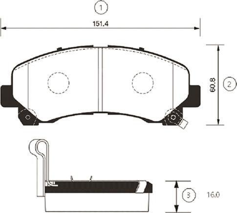 CTR GK0405 - Bremžu uzliku kompl., Disku bremzes www.autospares.lv