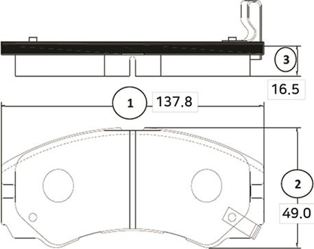 CTR GK0403 - Bremžu uzliku kompl., Disku bremzes www.autospares.lv