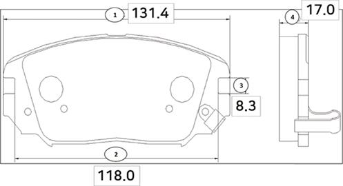 CTR GK0485 - Bremžu uzliku kompl., Disku bremzes autospares.lv