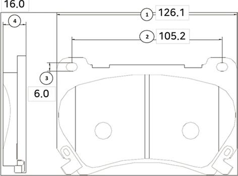 CTR GK0488 - Bremžu uzliku kompl., Disku bremzes autospares.lv