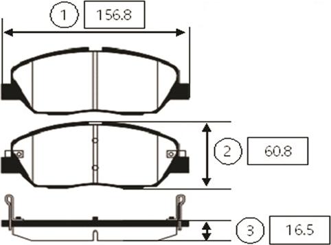 CTR GK0487 - Bremžu uzliku kompl., Disku bremzes www.autospares.lv