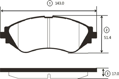 CTR GK0433 - Bremžu uzliku kompl., Disku bremzes www.autospares.lv