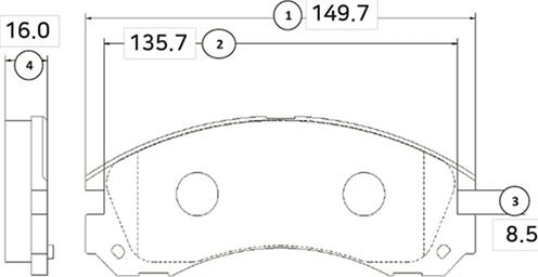 CTR GK0479 - Тормозные колодки, дисковые, комплект www.autospares.lv