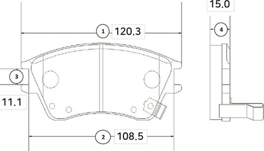 CTR GK0474 - Bremžu uzliku kompl., Disku bremzes www.autospares.lv