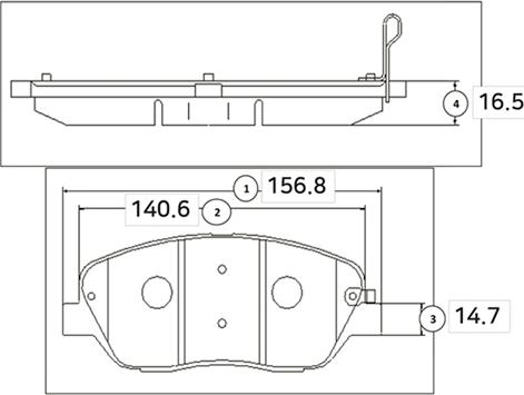 CTR GK0549 - Bremžu uzliku kompl., Disku bremzes www.autospares.lv