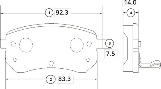 CTR GK0545 - Bremžu uzliku kompl., Disku bremzes www.autospares.lv