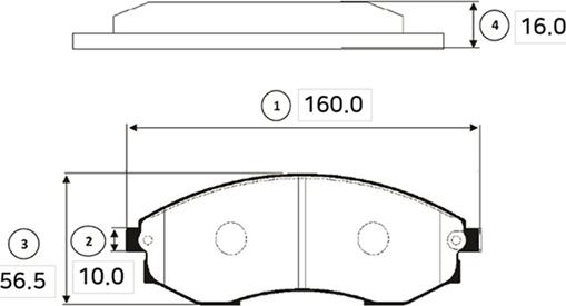 CTR GK0559 - Bremžu uzliku kompl., Disku bremzes www.autospares.lv