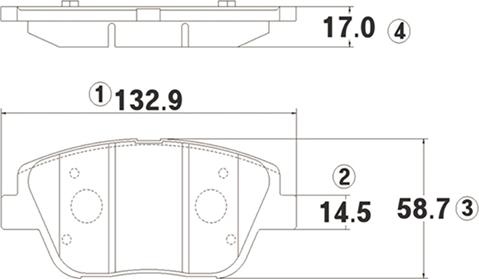 CTR GK0552 - Bremžu uzliku kompl., Disku bremzes www.autospares.lv