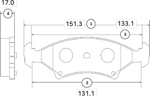 CTR GK0510 - Bremžu uzliku kompl., Disku bremzes autospares.lv