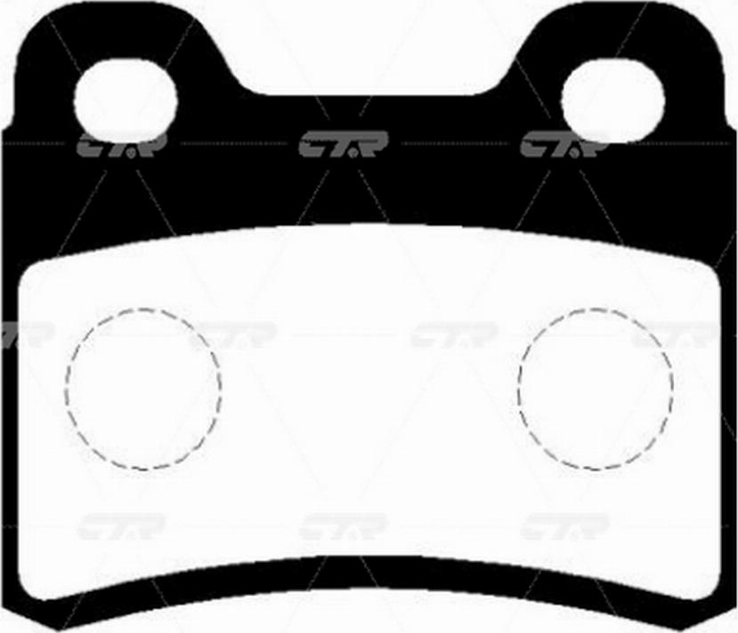 CTR GK0511 - Bremžu uzliku kompl., Disku bremzes www.autospares.lv