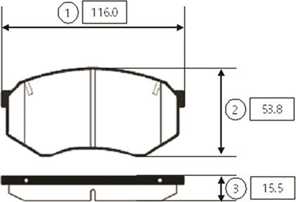 CTR GK0585 - Bremžu uzliku kompl., Disku bremzes www.autospares.lv