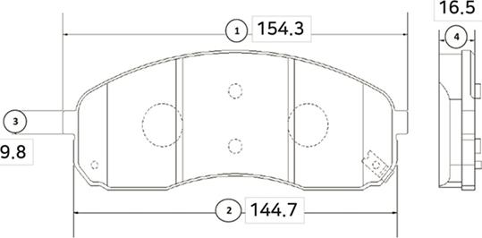 CTR GK0539 - Bremžu uzliku kompl., Disku bremzes www.autospares.lv