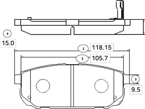 CTR GK0525 - Bremžu uzliku kompl., Disku bremzes www.autospares.lv