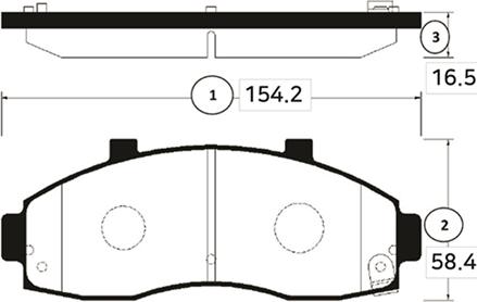 CTR GK0520 - Bremžu uzliku kompl., Disku bremzes www.autospares.lv