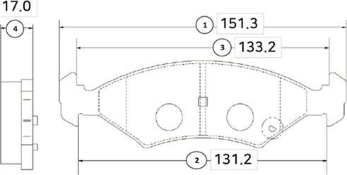 CTR GK0528 - Bremžu uzliku kompl., Disku bremzes autospares.lv