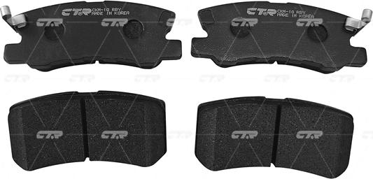 CTR GK0578 - Brake Pad Set, disc brake www.autospares.lv