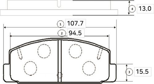 CTR GK0695 - Bremžu uzliku kompl., Disku bremzes www.autospares.lv